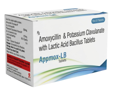 Amoxicillin & Potassium Clavulanate with Lactic Acid Bacillus Tablets TEST