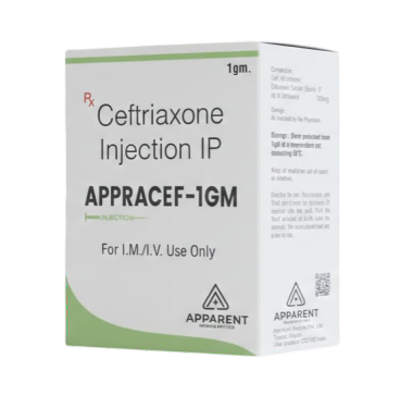 Ceftriaxone 1000mg Injection I.P.