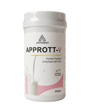 Apprott-V Protein Powder Enriched with DHA (Vanilla)