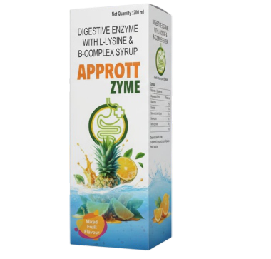Digestive Enzyme with L-Lysine & B-Complex Syrup